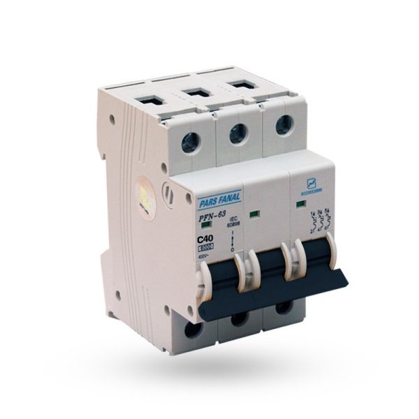 کلید مینیاتوری سه پل 40 آمپر پارس فانال
