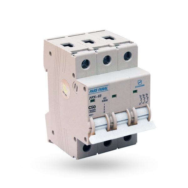 کلید مینیاتوری سه پل 50 آمپر پارس فانال