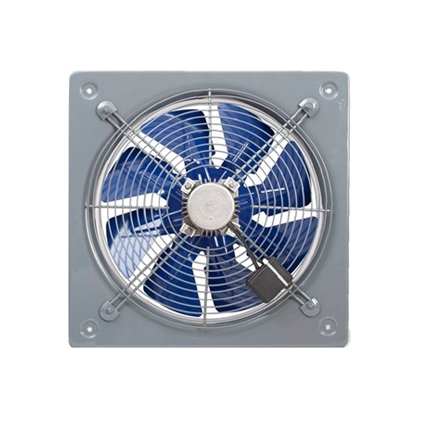 97 شهرفاز - هواکش صنعتی فلزی با پروانه فلزی 35 سانتی تکفاز دمنده