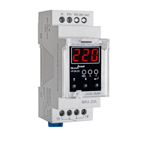 محافظ ولتاژ تک فاز دیجیتال شیوا امواج