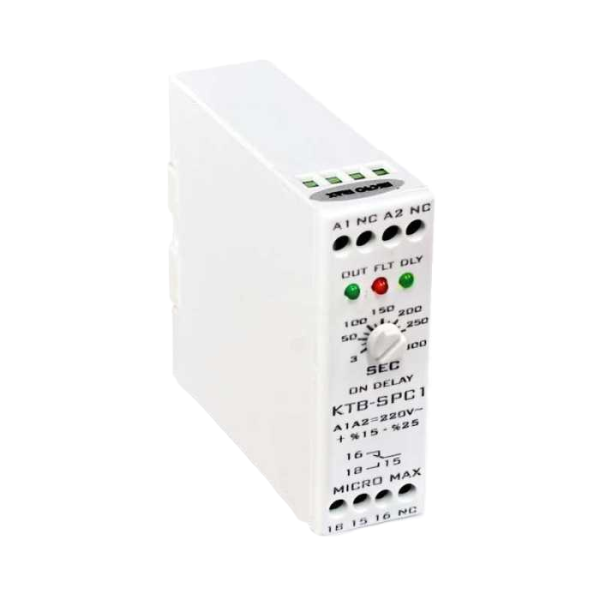 رله کنترل فاز تکفاز کتابی KTB-SPC1 میکرومکس