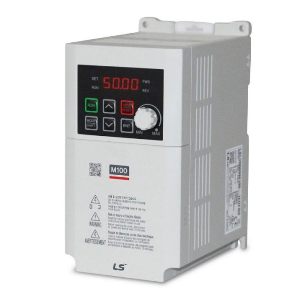 درایو (اینورتر) تکفاز 15M100-1EOFNA سری M100 توان 1/5 کیلووات LS با کاربری عمومی