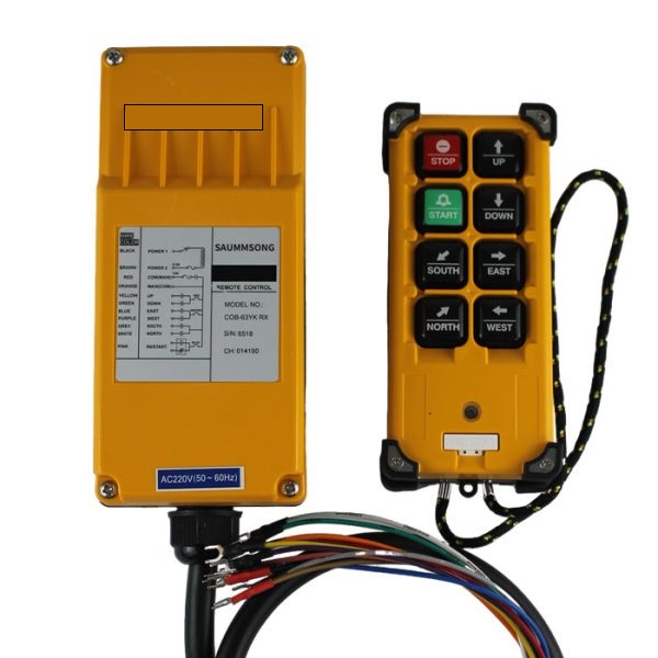 5666 شهرفاز - ریموت کنترل جرثقیلی 8 خانه