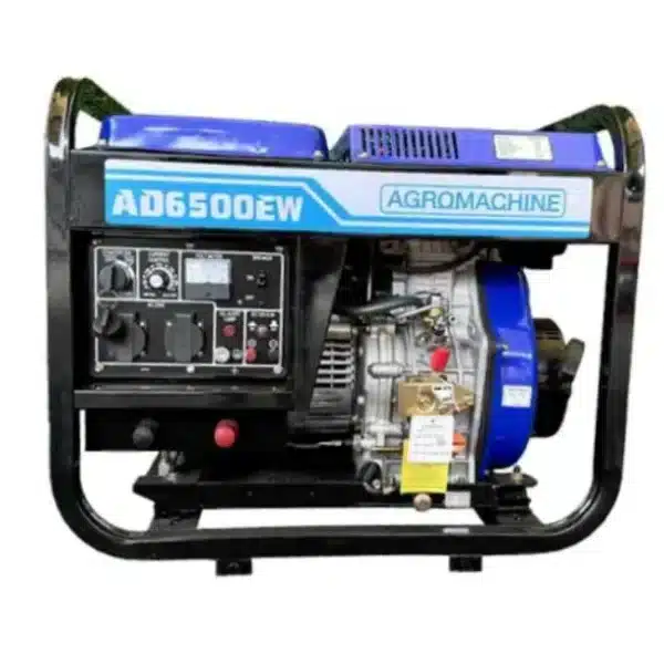 موتور برق دیزلی آگرو ۴.۵ کیلووات مدل AD6500EW تک فاز استارتی