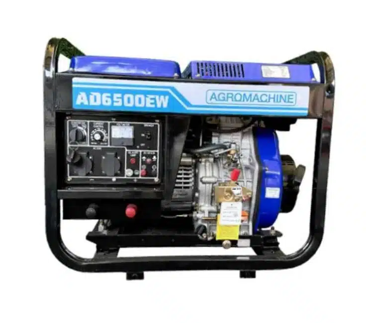 AGRO-12 شهرفاز - موتور برق دیزلی آگرو ۴.۵ کیلووات مدل AD6500EW تک فاز استارتی