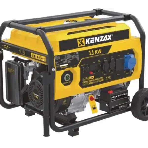 موتور برق بنزینی کنزاکس 11 کیلو وات مدل 6194 تک فاز استارتی ریموت دار چرخ دار